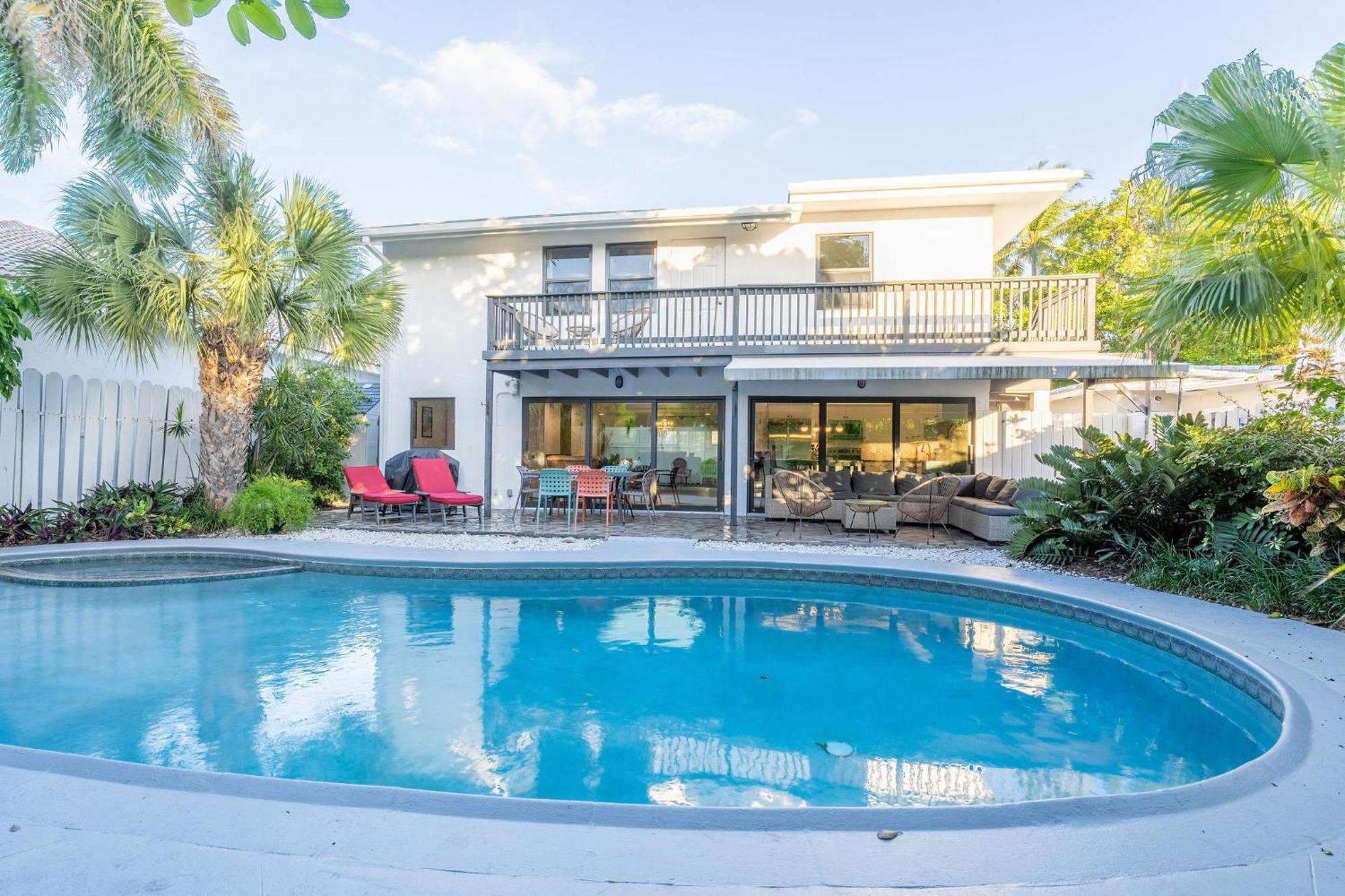 4 Bed/4,5 Bath Beach House Fort Lauderdale Exteriér fotografie